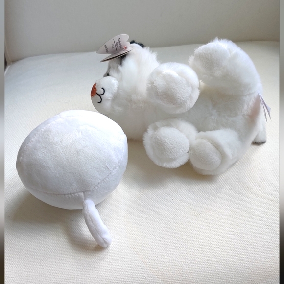 White Kitty Tiger Cub Bundle Tundra Ty Beanie New with Tag - Picture 9 of 9